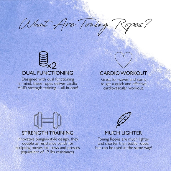 💜Tone It Up Toning Ropes 2pcs - Picture 4 of 7